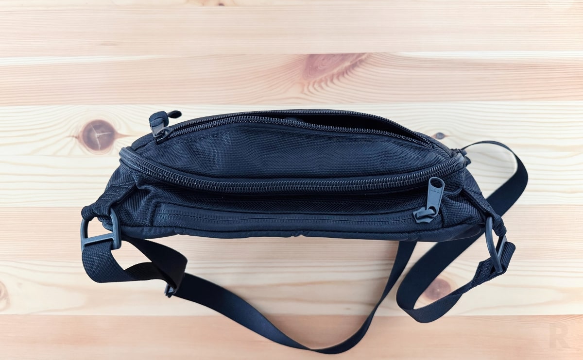 外側ポケットにも多く収納ができた