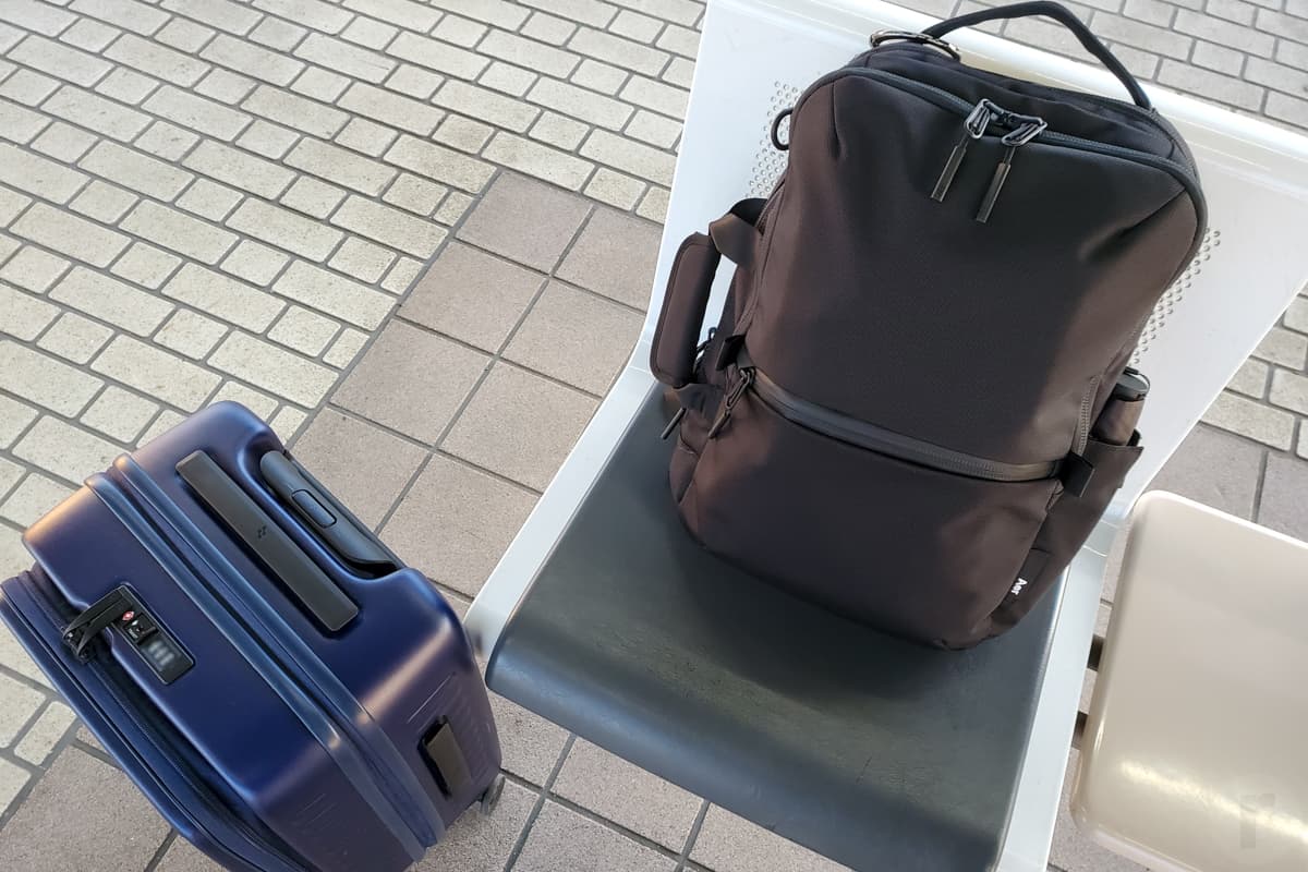 キャリーバッグと組み合わせて使用