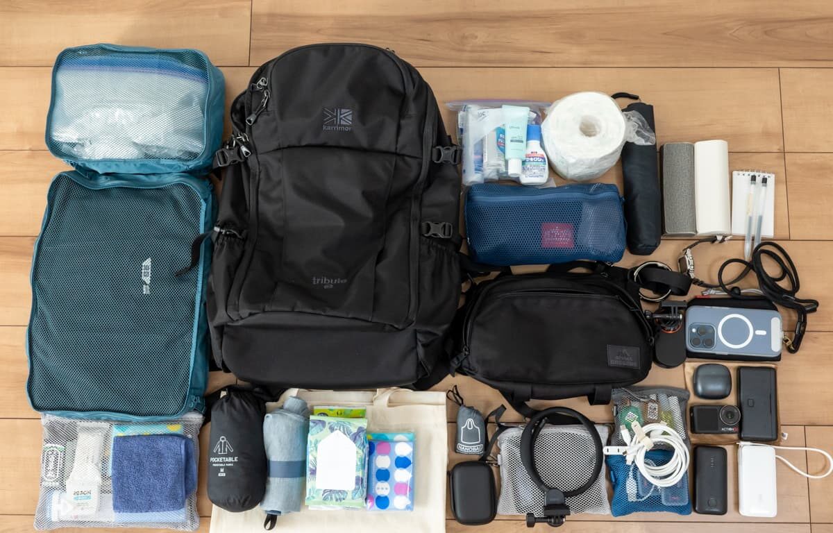 旅行の持ち物一覧