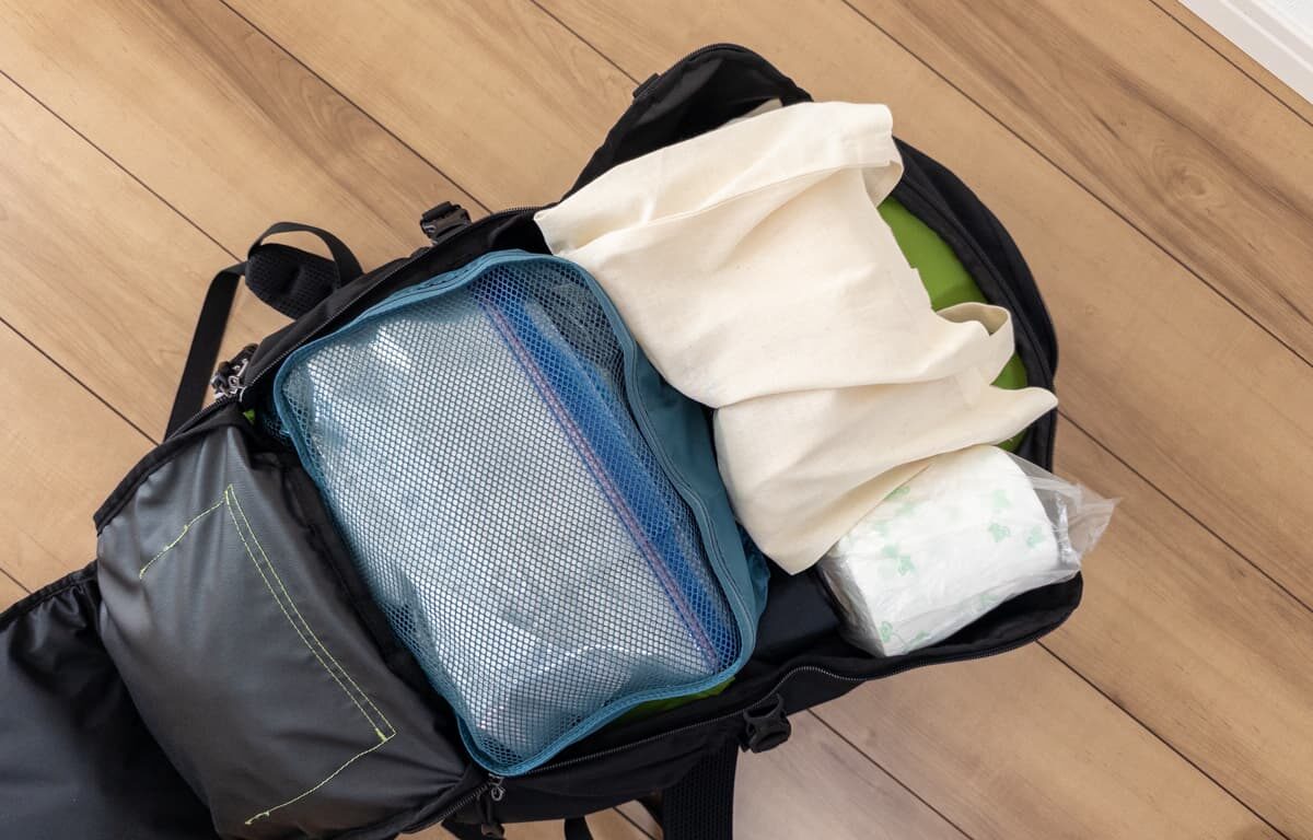 メイン収納部はとにかく大容量