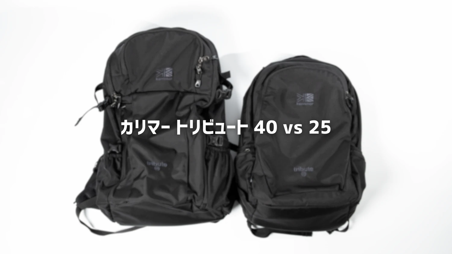 【比較レビュー】カリマートリビュート40vs25｜どっちを選ぶ？