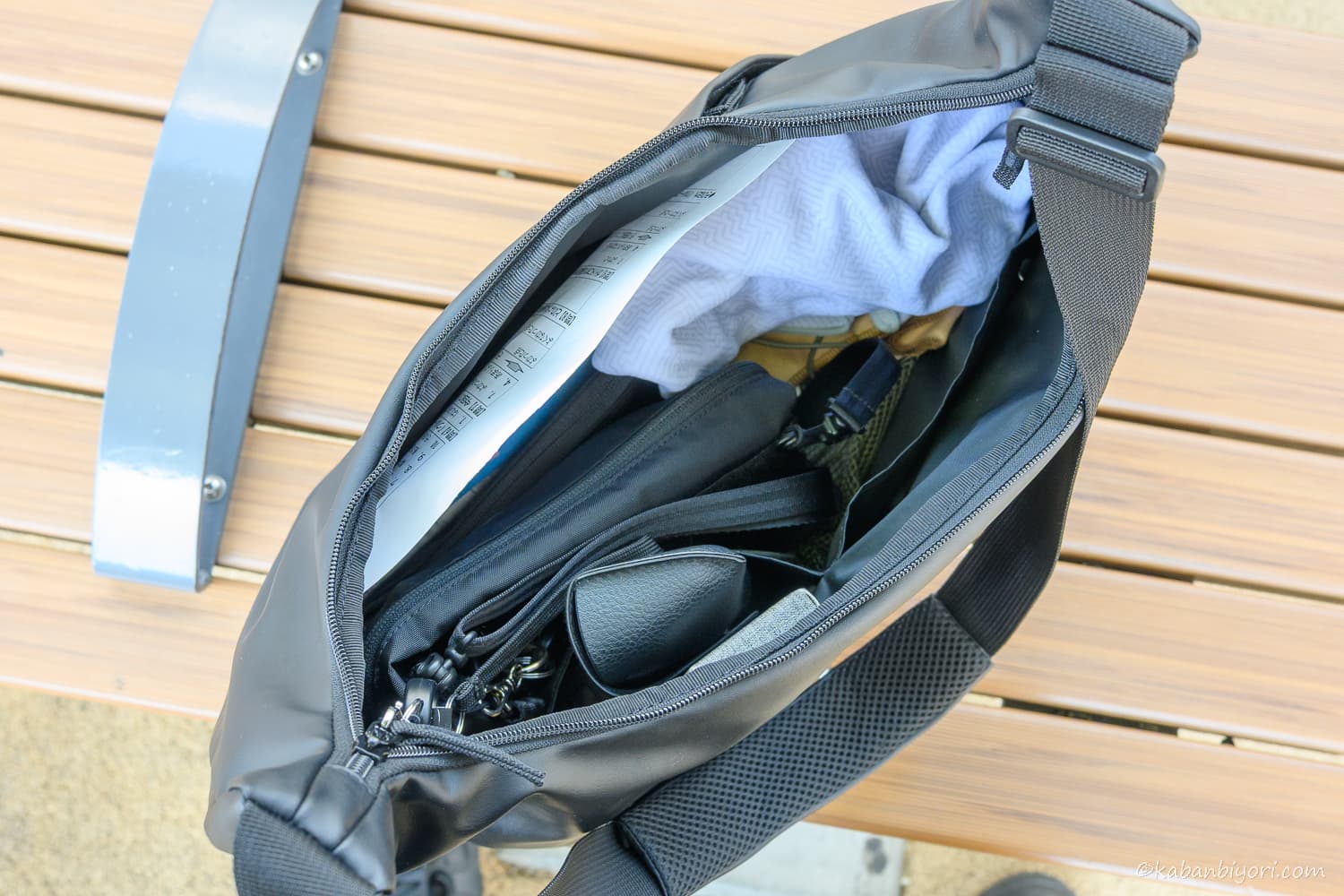 大容量のメイン収納