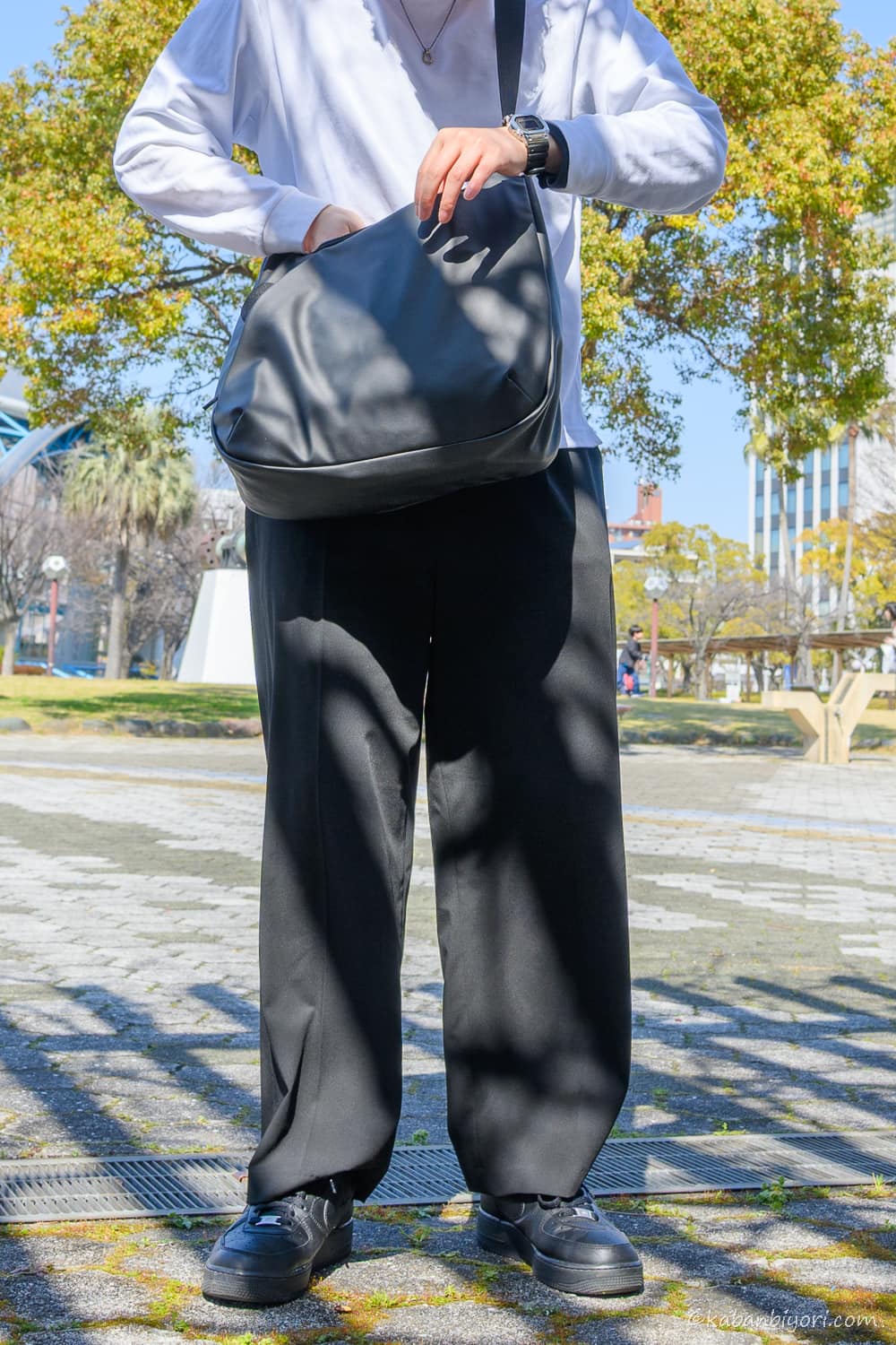 大きいのに斜めがけした時のサイズ感がちょうどいい